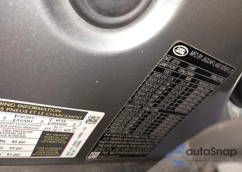 2019 Land Rover Range Rover Velar P250 R-Dynamic Se z USA, uszkodzony, nr VIN SALYL2EX9KA220383